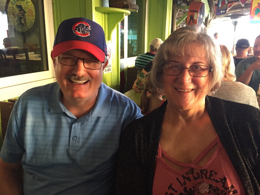 Helen (Burianek) & Dan Deithoff enjoying Florida in November